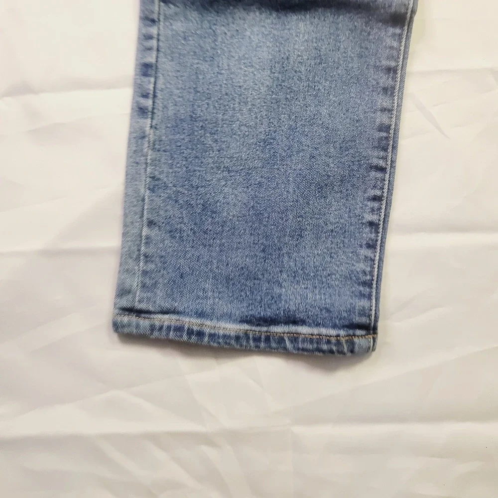 LVPL Straight Leg Jeans Men's 34 x 30  Blue Medium Wash Denim Stretch J33